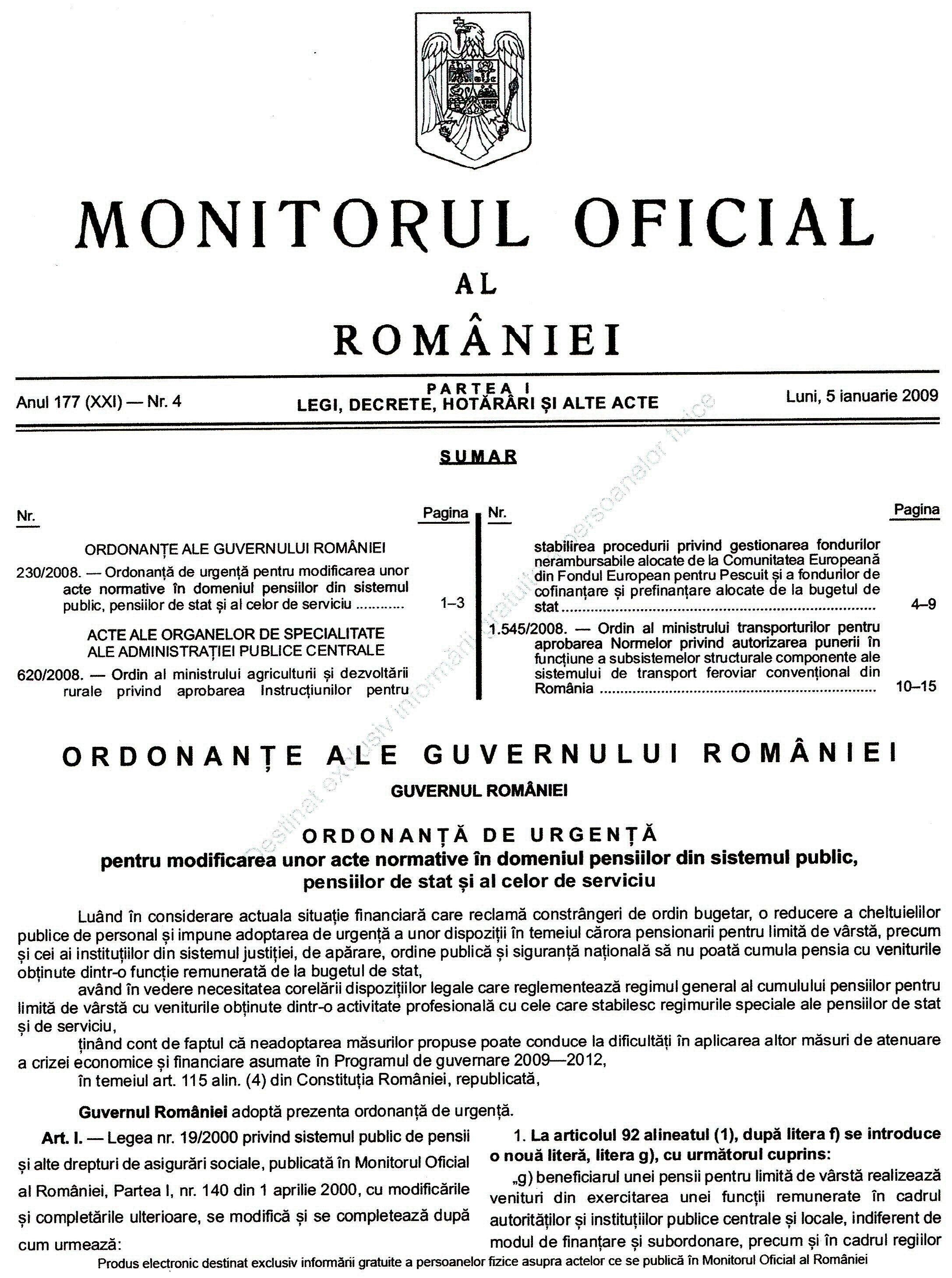 Cumul pensie-salariu Pagina 1.