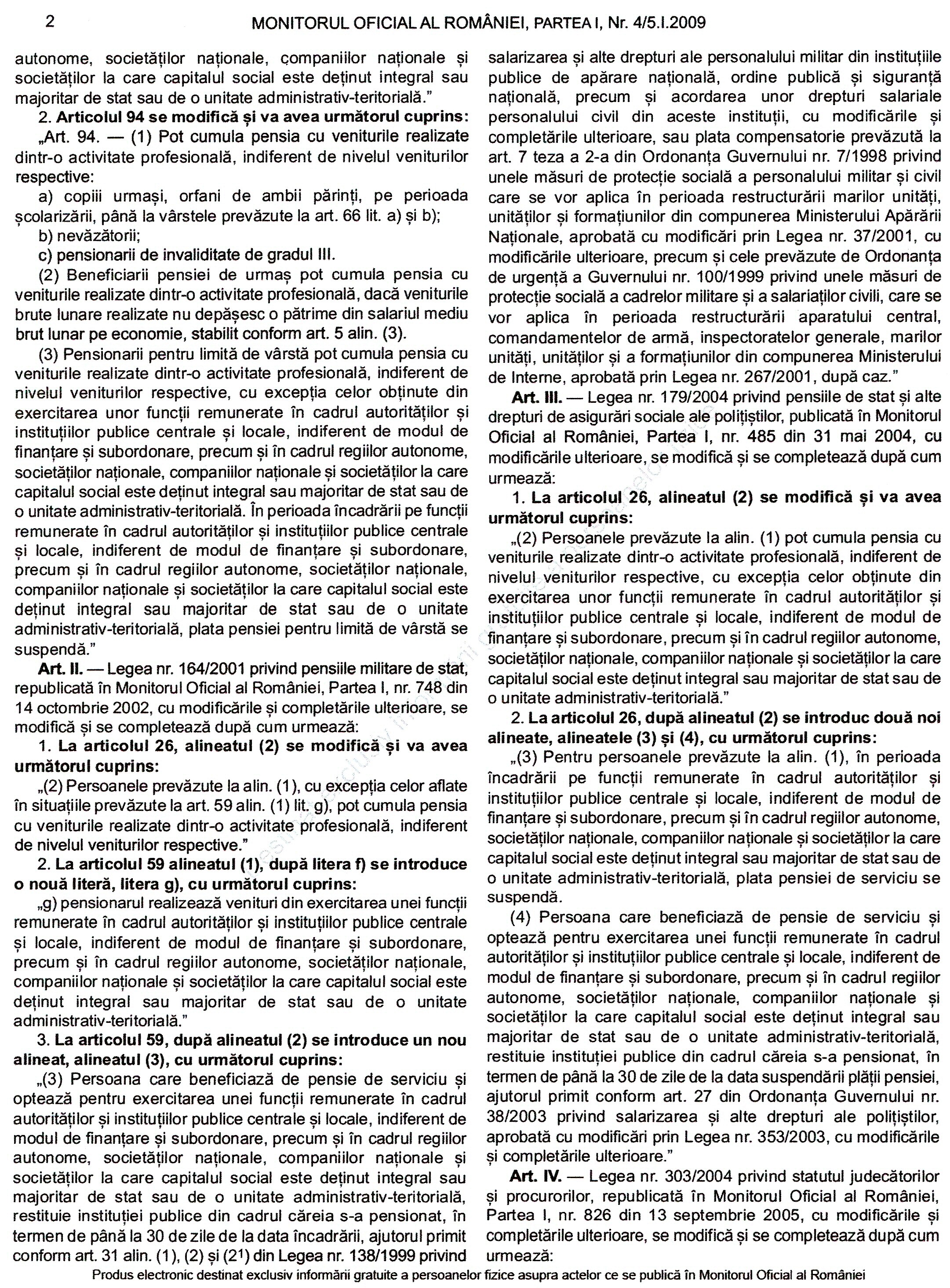 Cumul pensie-salariu Pagina 2.